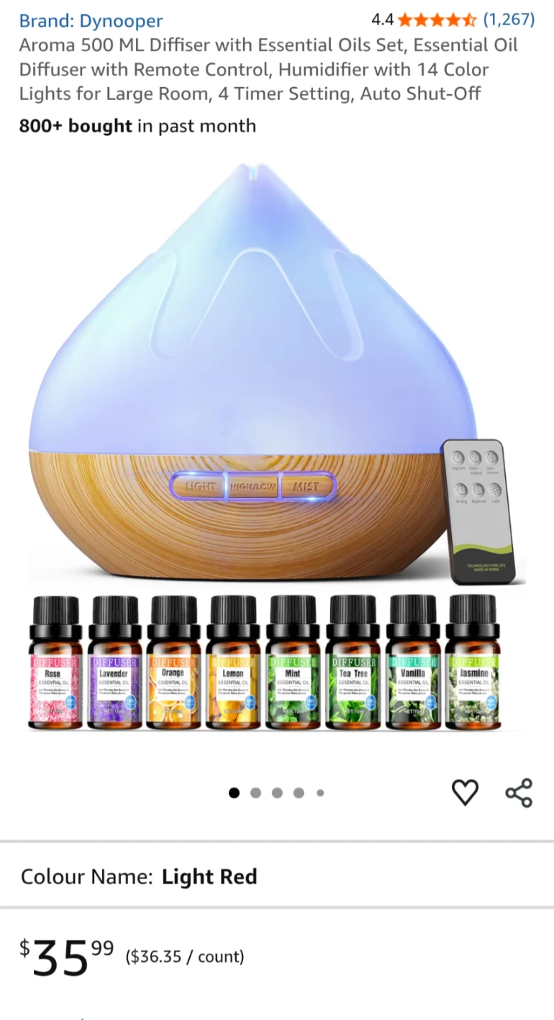 *Brand new* Aroma Diffuser 🥕