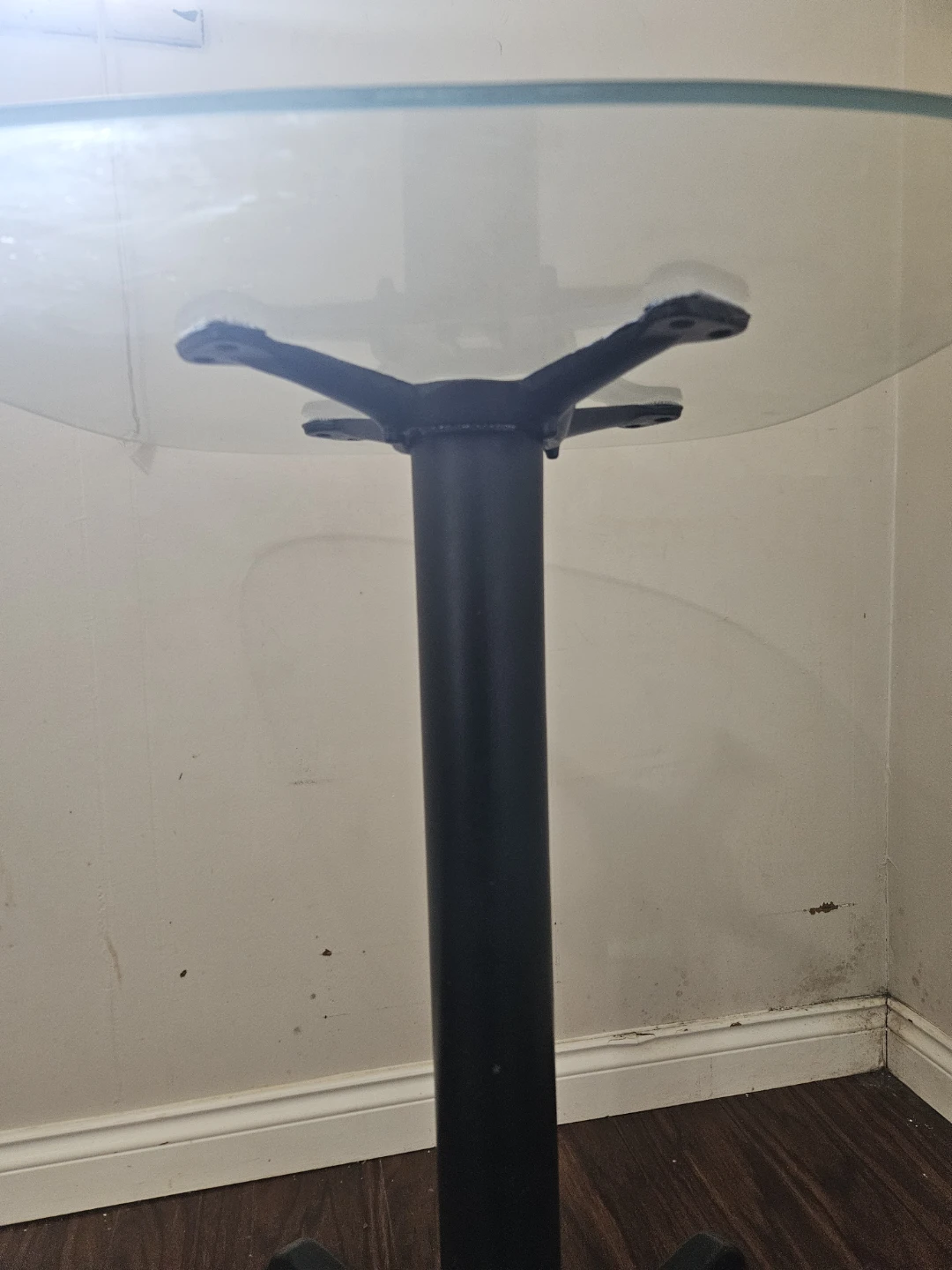 Glass Top Side Table - photo 3