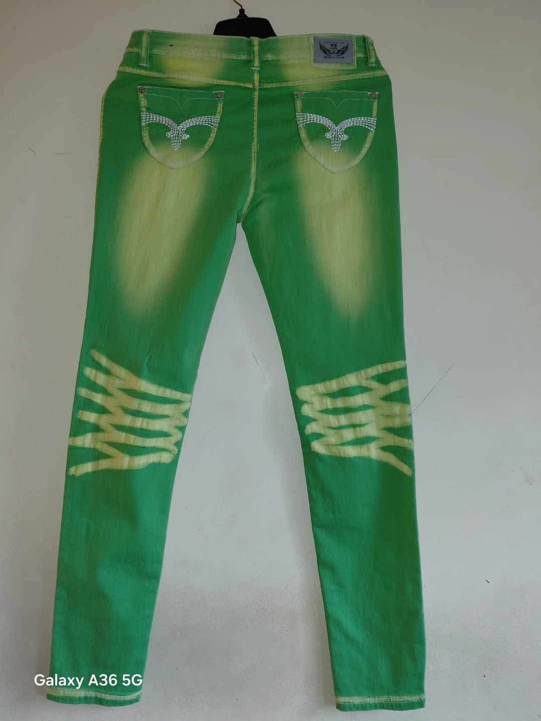Women's Green Slim Fit Jeans - photo 2