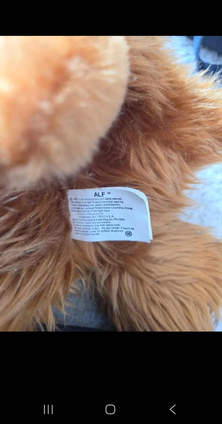 ALF Plush Toy vintage 1986 - photo 2