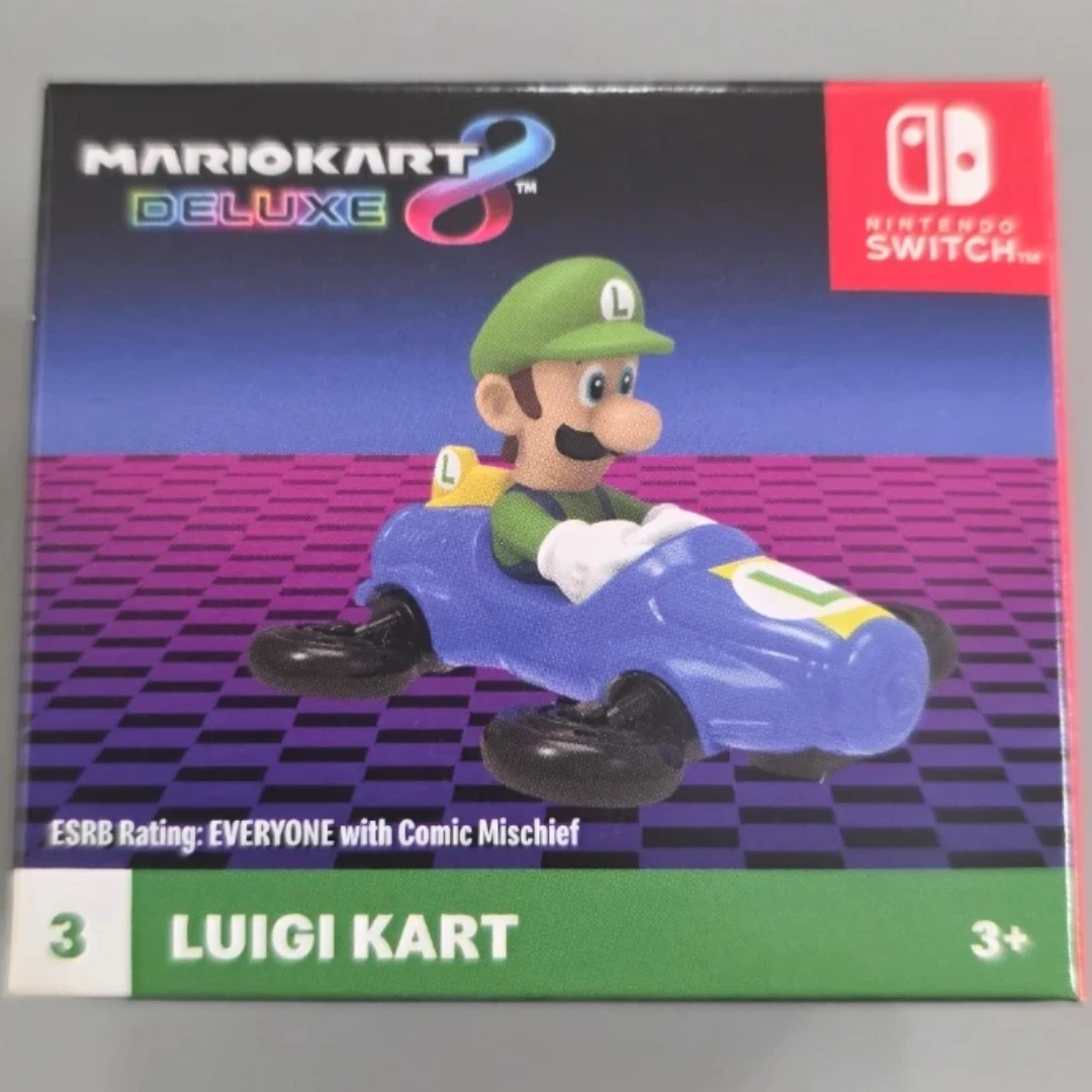 McDonald's Nintendo Mario Kart 8 Deluxe Luigi Kart Toy