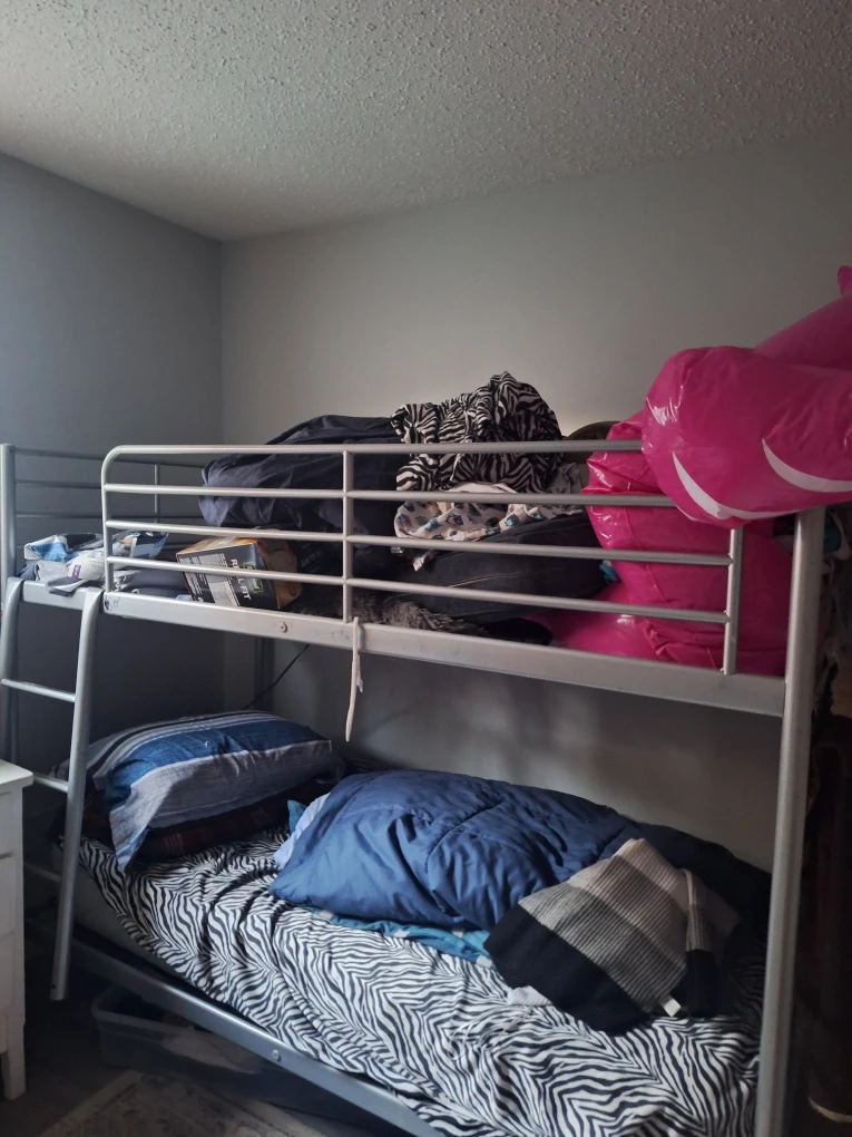 Silver Metal Bunk Bed Frame Ikea