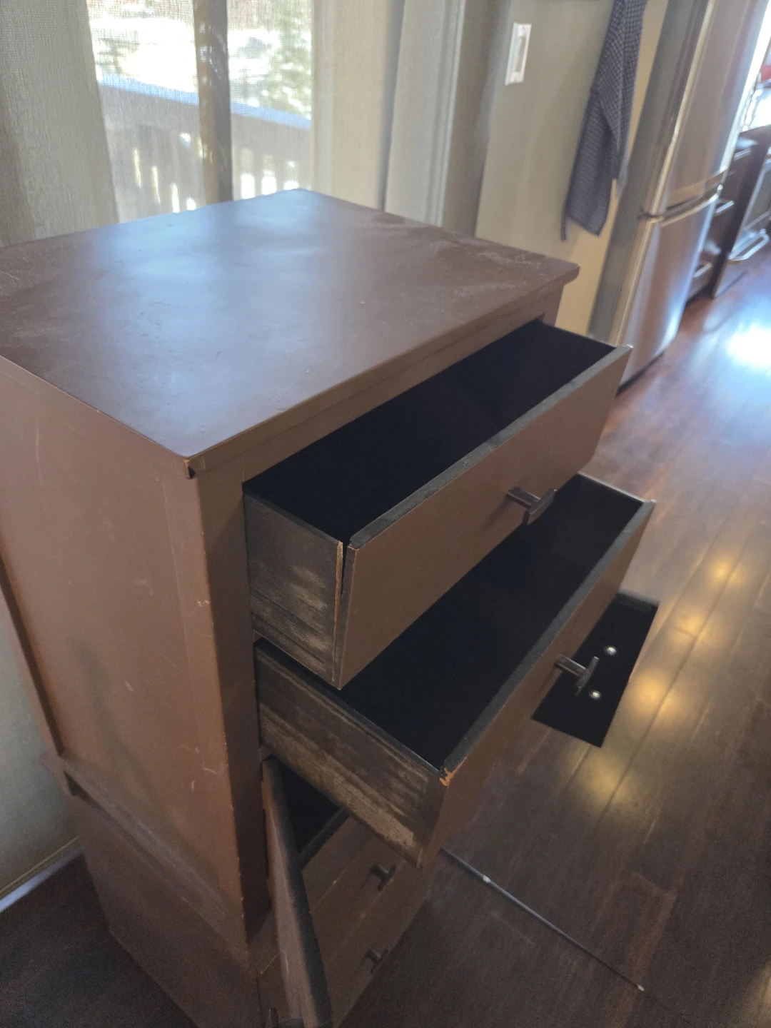 2x Brown side tables - photo 2