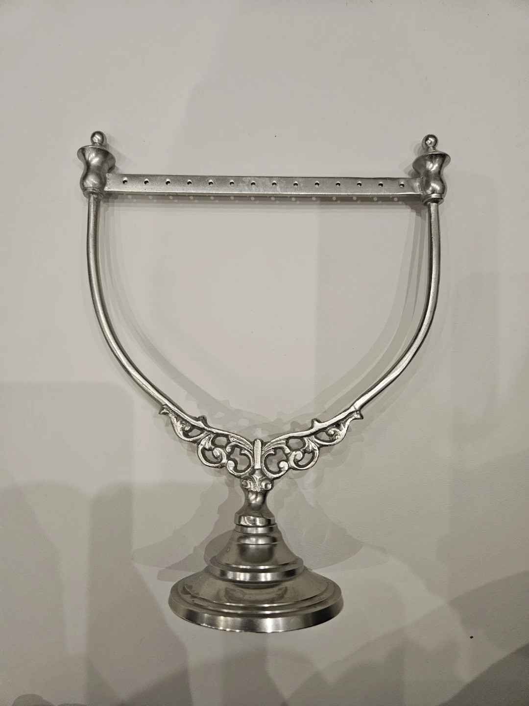 Silver Tone Earring Holder Stand - photo 2