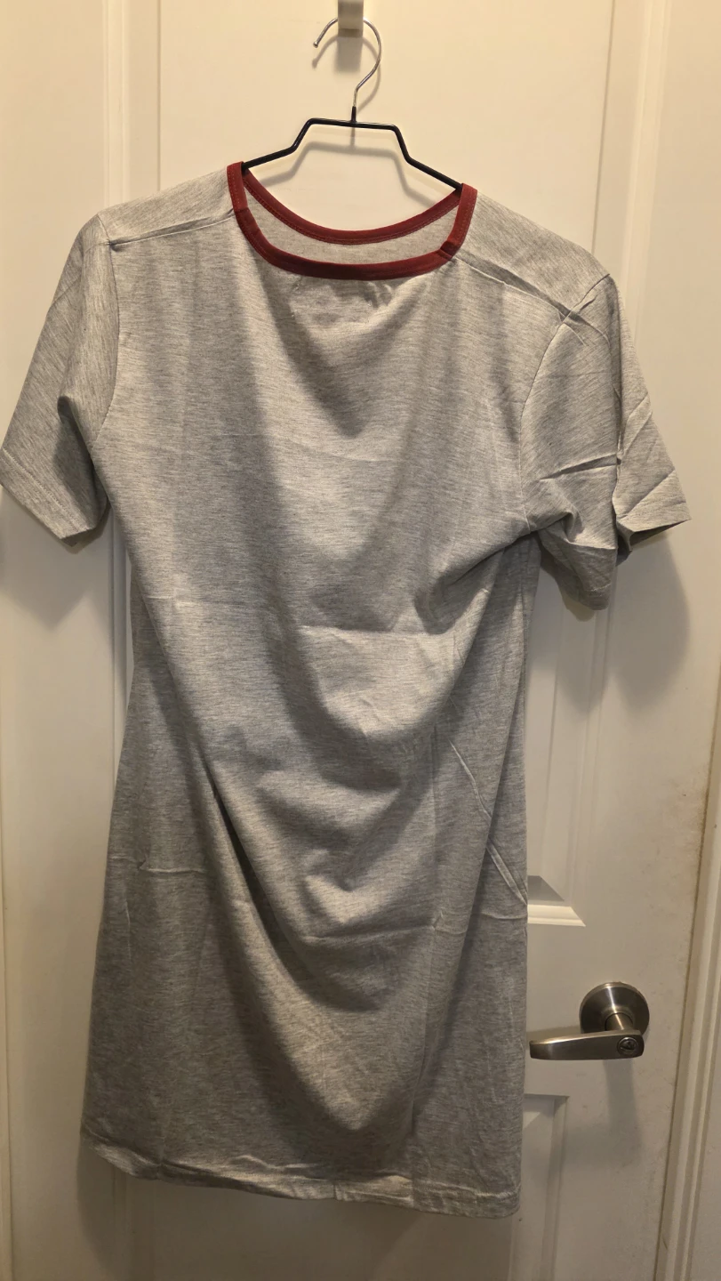 Grey T-Shirt with Cartoon Graphic - photo 2