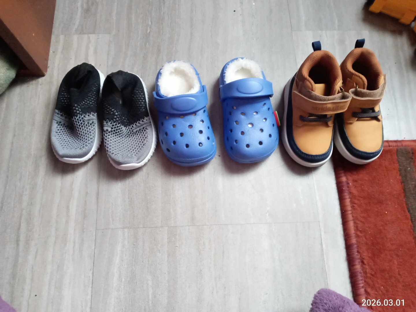 Kids' Shoes Bundle - Sneakers, Crocs & Stride Rite Boots