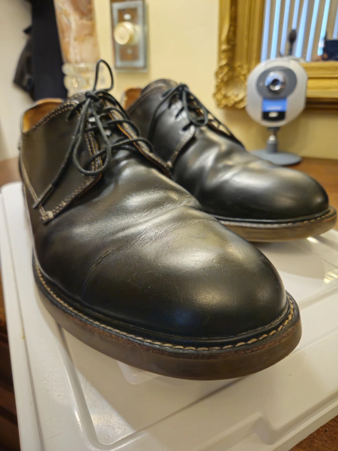 Sperry Top-Sider Men's Black Leather Dress Shoes