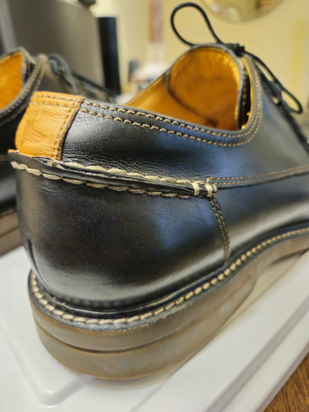 Sperry Top-Sider Men's Black Leather Dress Shoes - photo 2