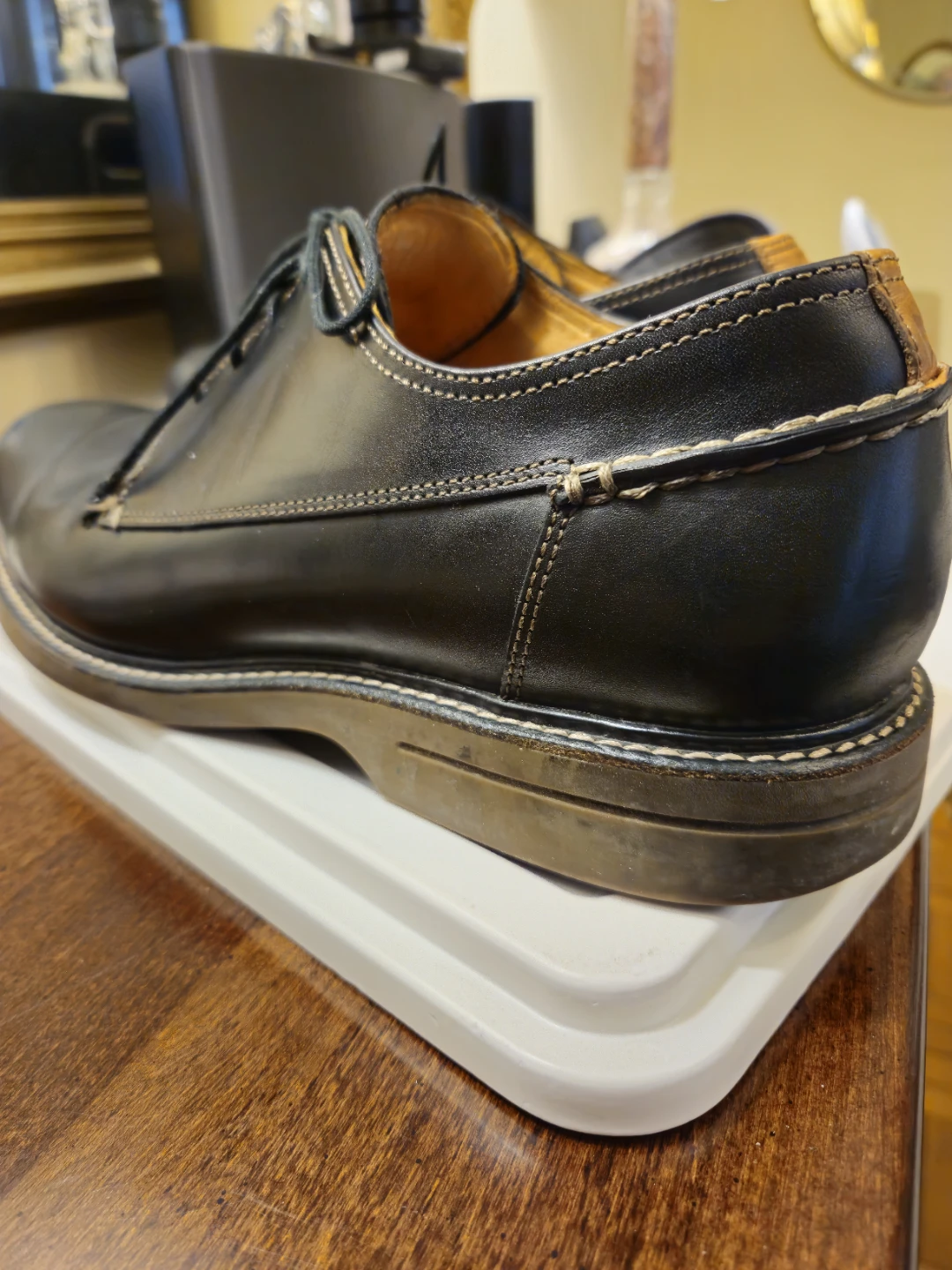 Sperry Top-Sider Men's Black Leather Dress Shoes - photo 4