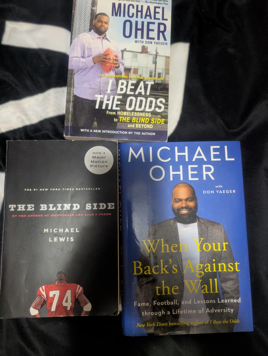Michael Oher Books x3
