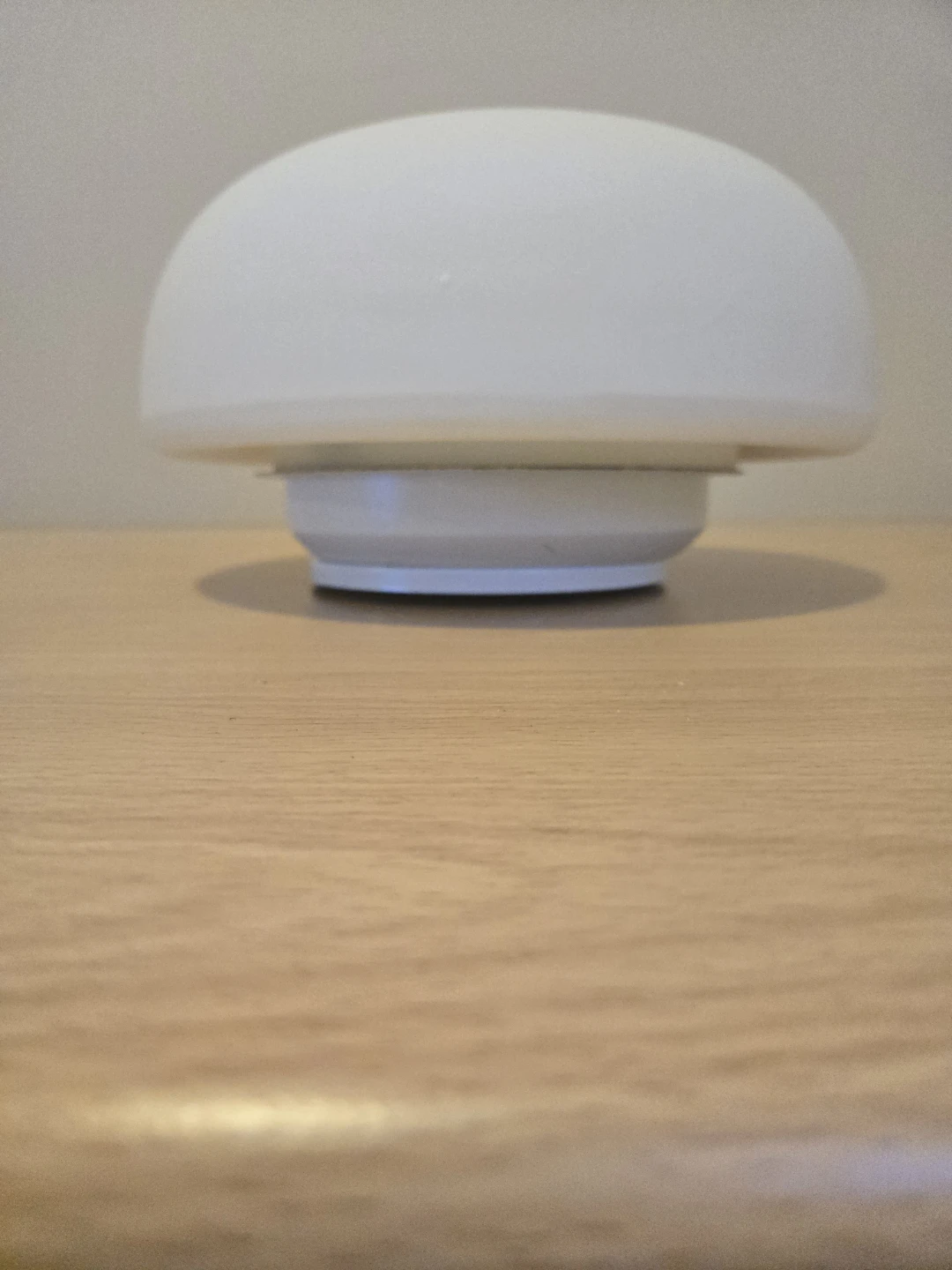 Set of 2 White Mushroom Style Ceiling Light Fixture