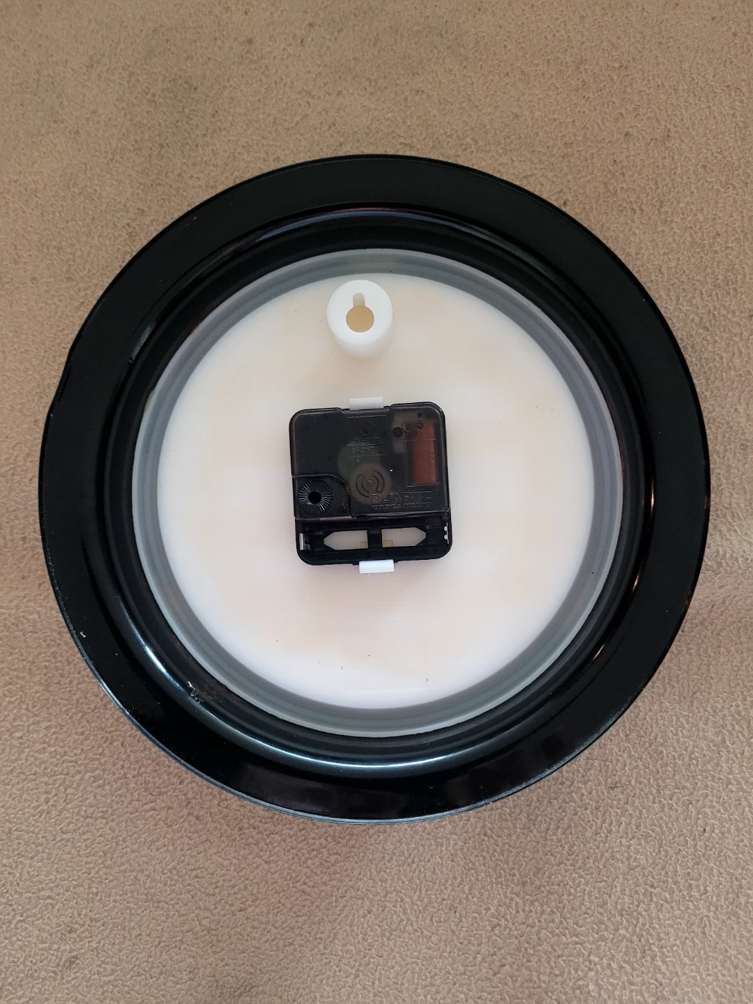 Black Round Wall Clock - photo 2