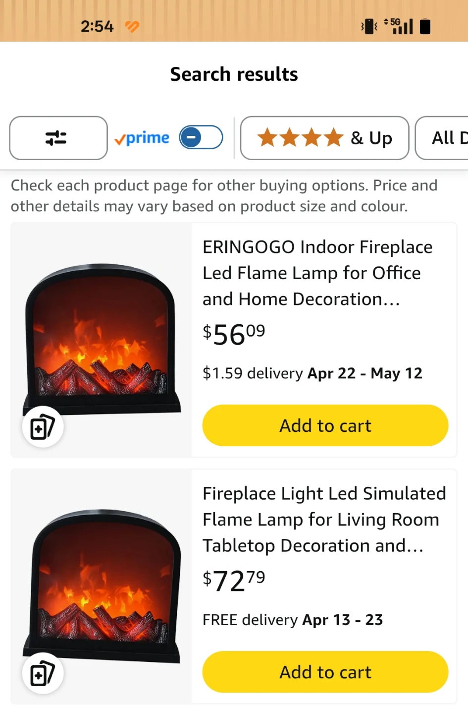 Indoor Fireplace LED Flame Lamp
