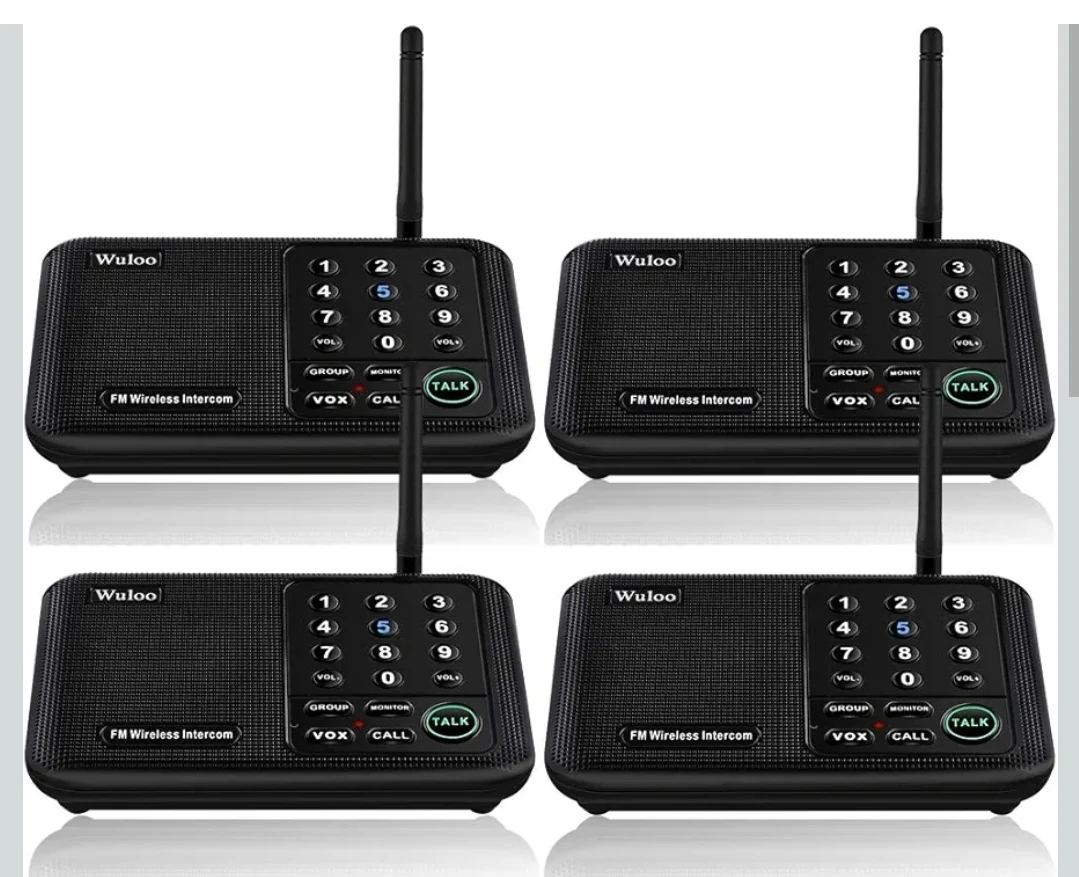 Wuloo FM Wireless Intercom System