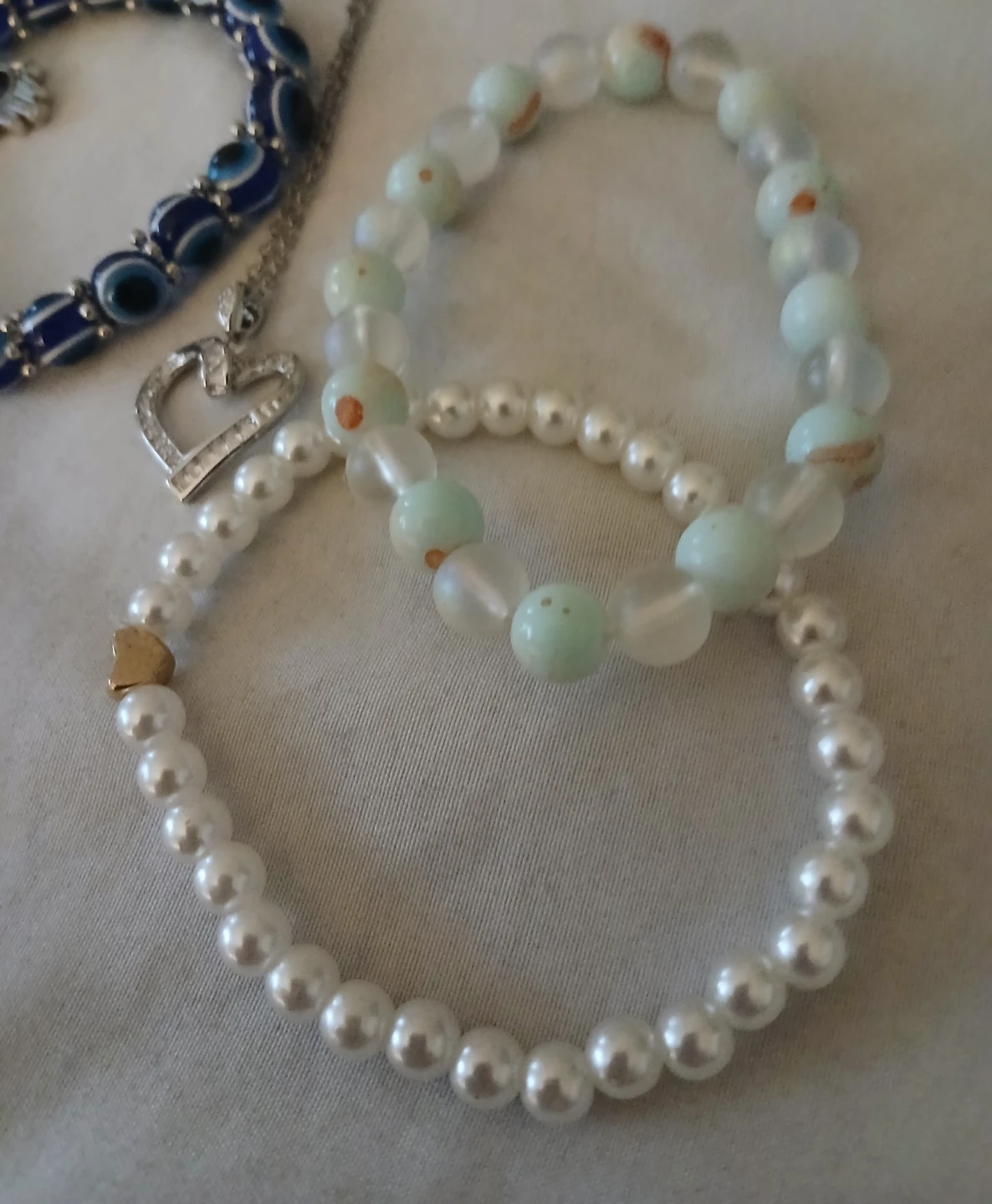 Assorted Bracelets and Heart Necklace Set - photo 3