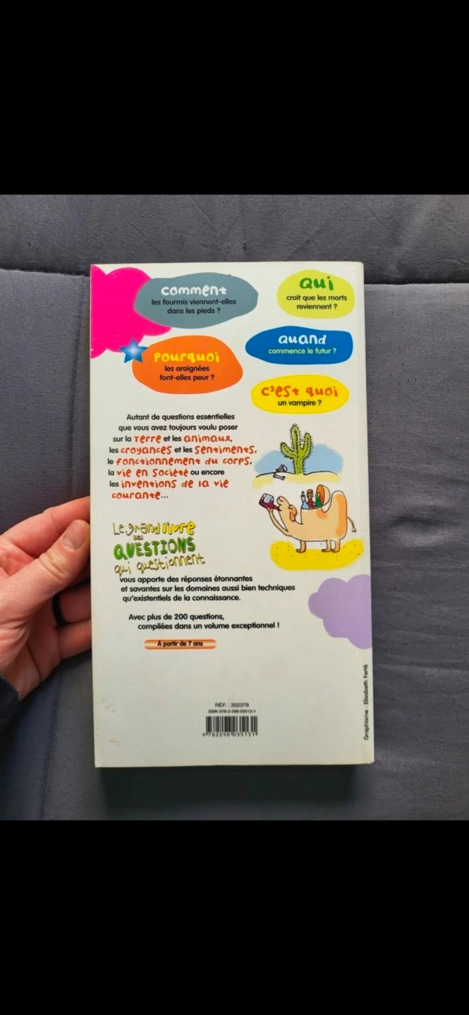 Le Grand Livre des Questions Qui Questionnent Children's Book - photo 2