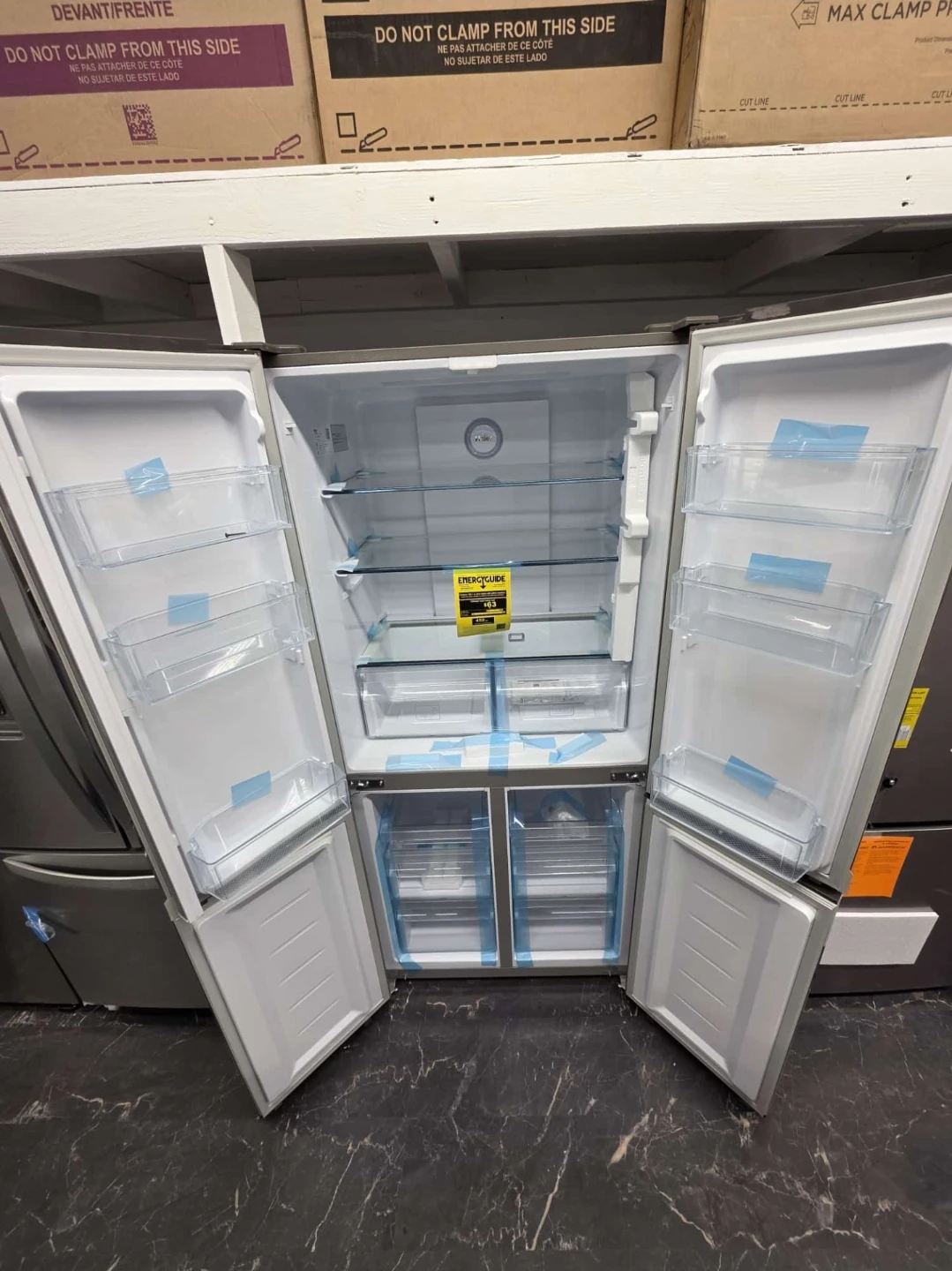 New Haier 33in Stainless steel Refrigerator - photo 2
