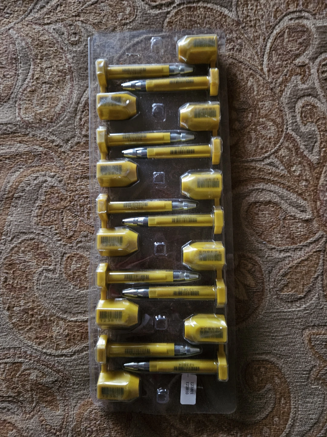 Yellow Security Seals (10 Pack)