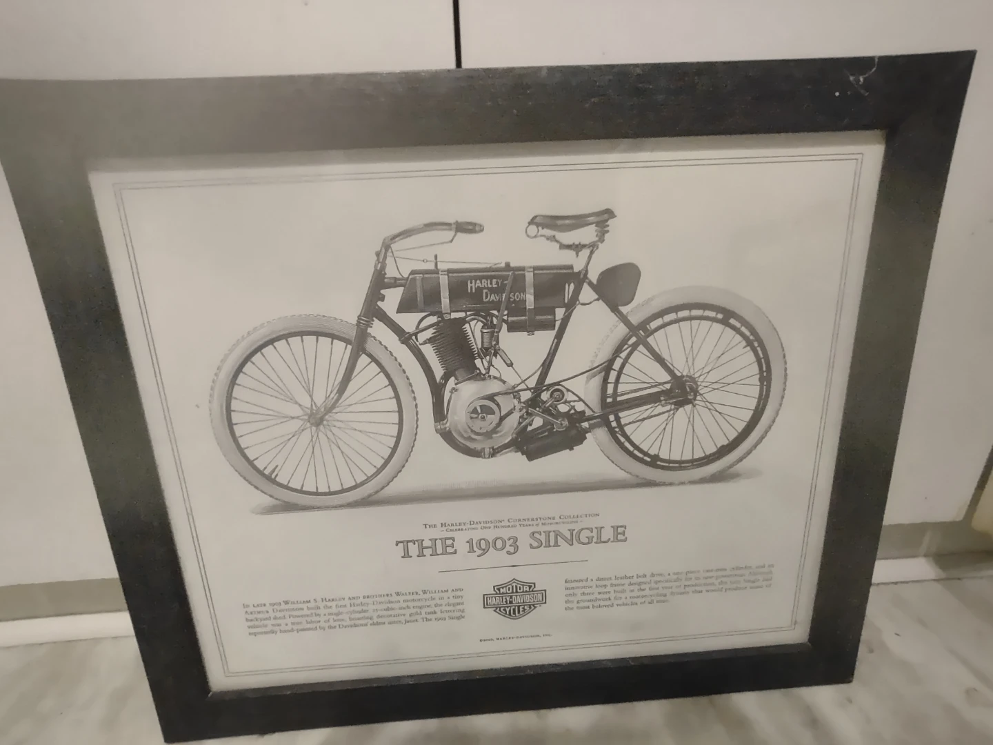 Harley-Davidson The 1903 Single Framed Print