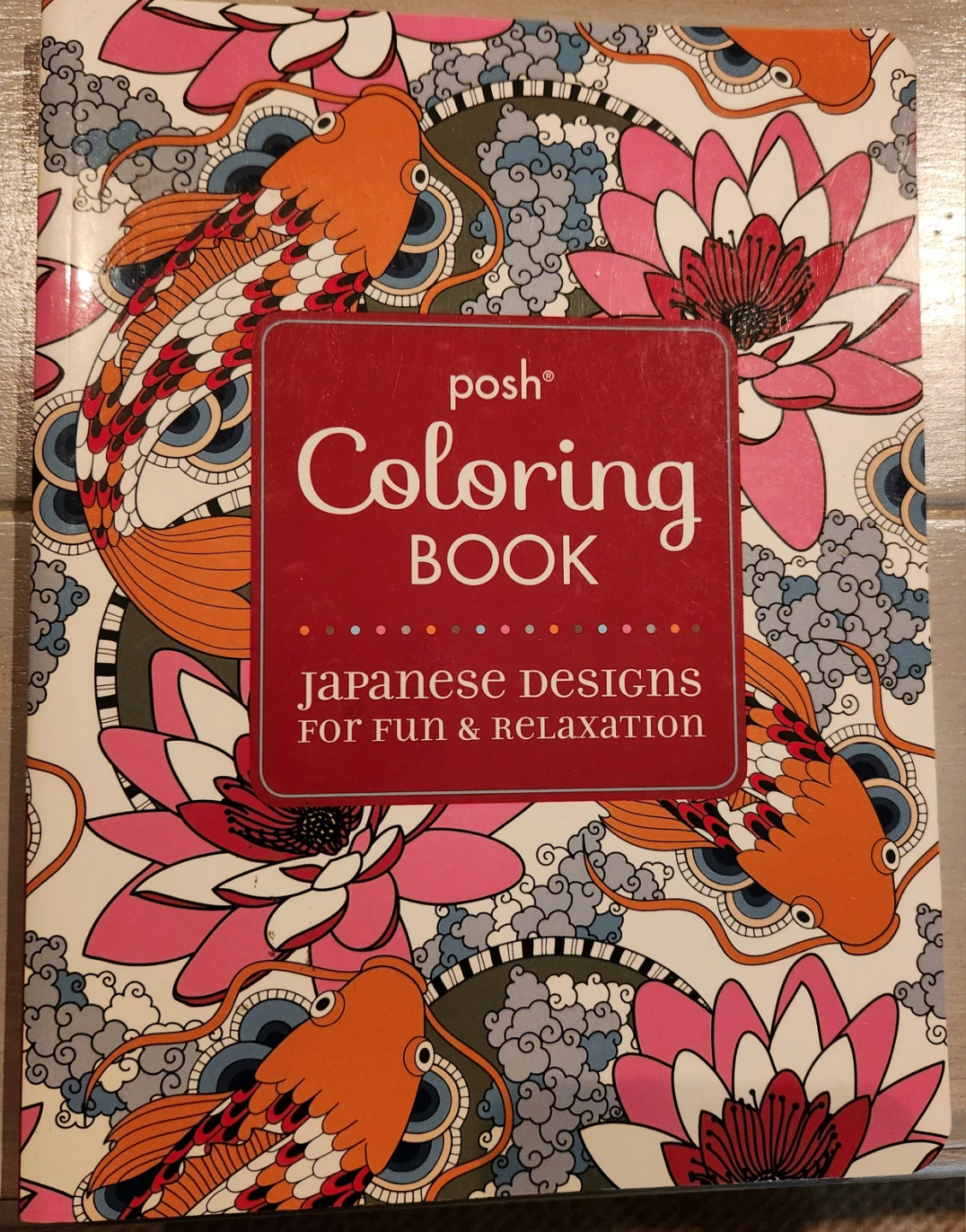 Posh Coloring Book: Japanese Designs