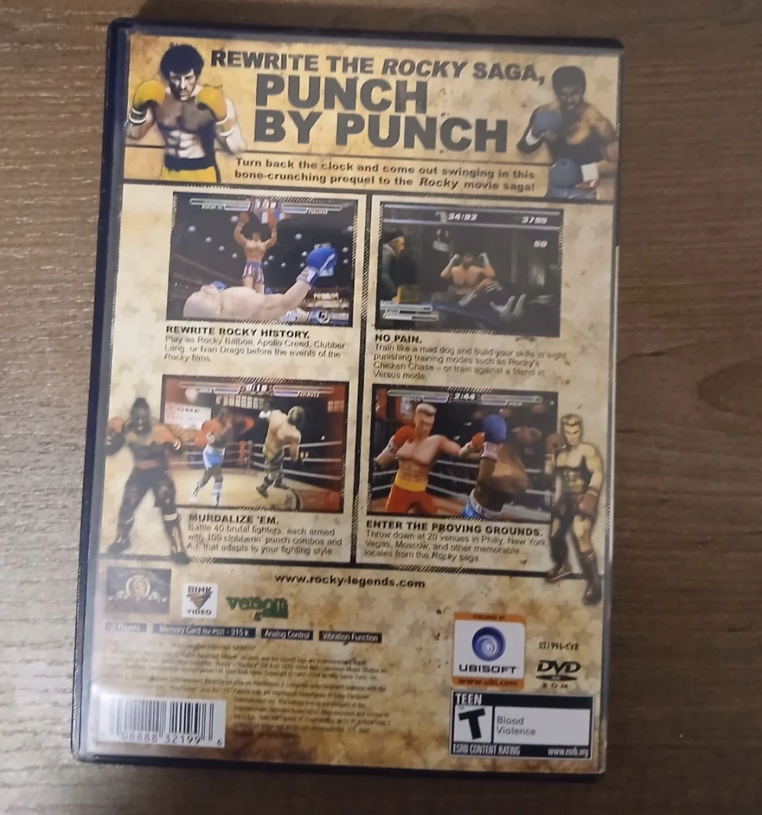 PlayStation 2 Rocky Legends Game - photo 3