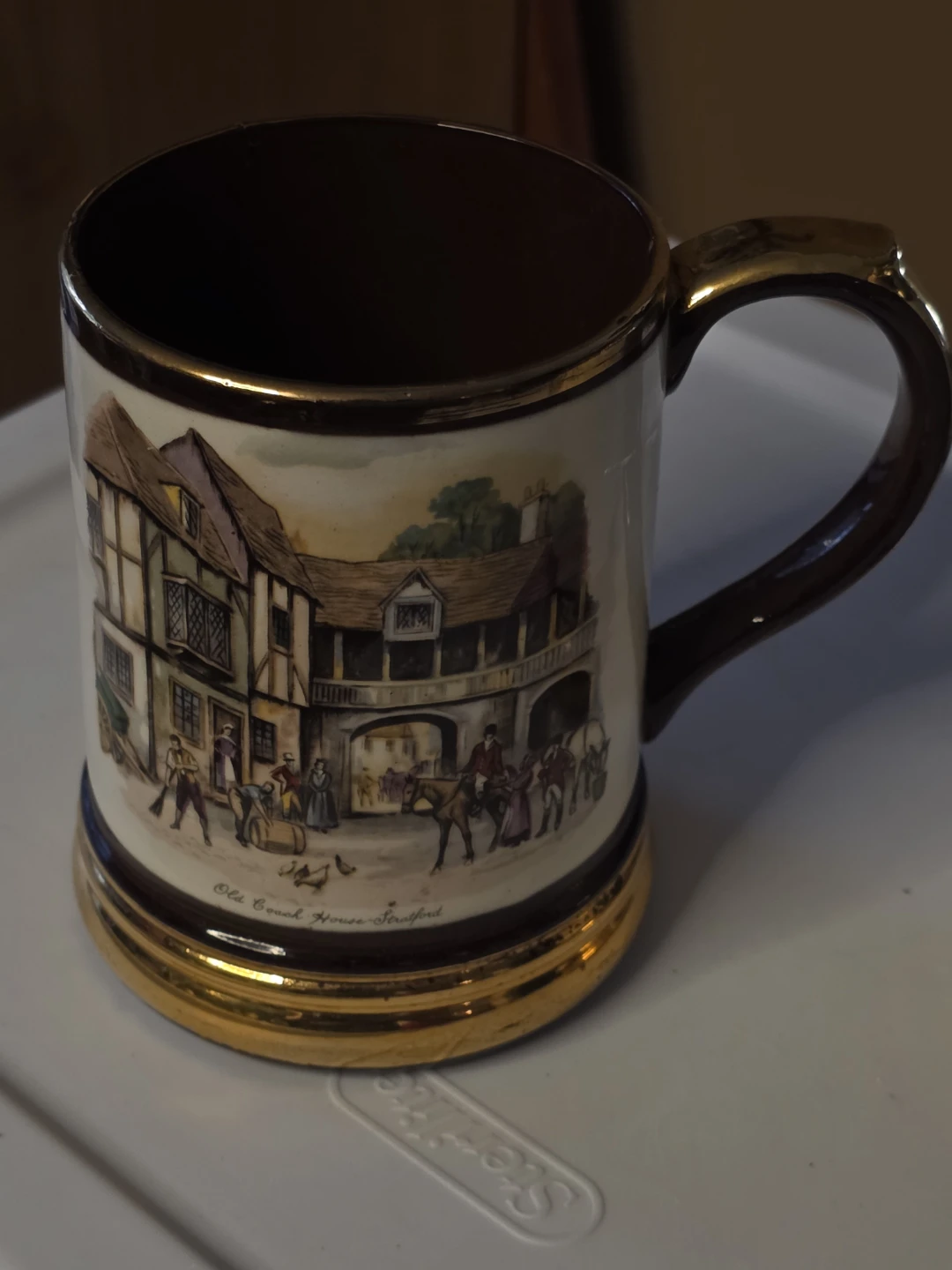 Beer mugs x2 Arthur wood