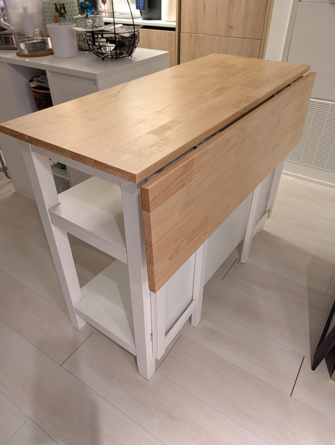 Kitchen Island Cart with Shelves - photo 3