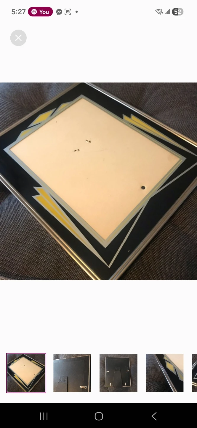 Vintage Art Deco Style Photo Frame