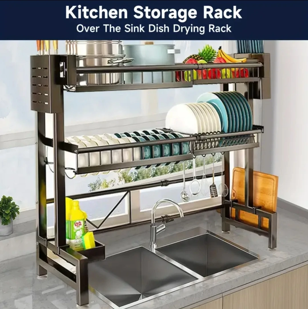 Brand new in Box - Adjustable Over-the-Sink Dish Drying Rack