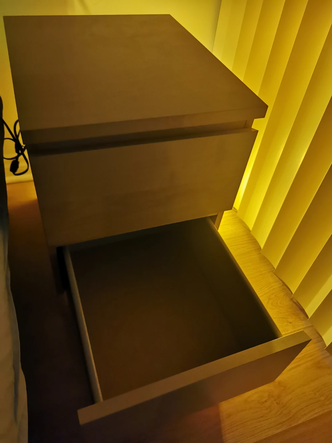 Bedside Table with Two Drawers - photo 3