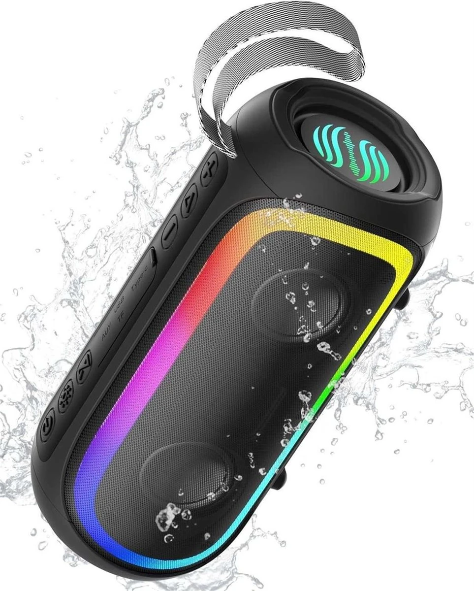 Storm Wave 3 Wireless Speaker with RGB Light Effect