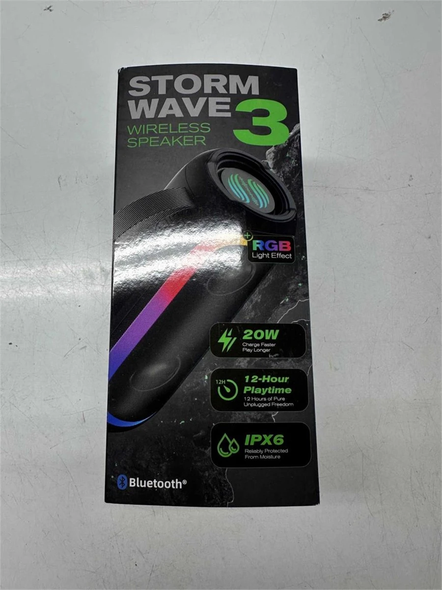 Storm Wave 3 Wireless Speaker with RGB Light Effect - photo 2