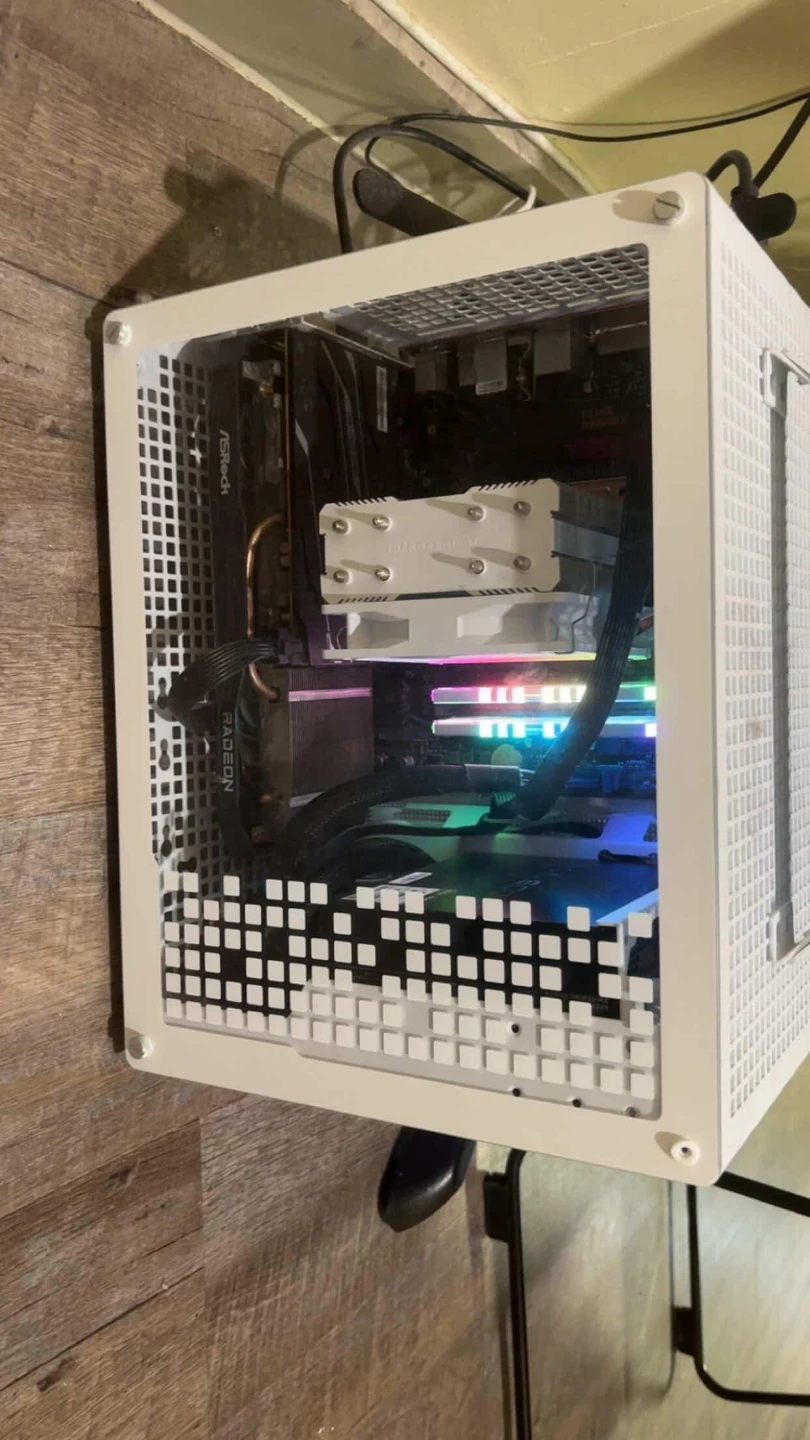 Custom White matx Gaming PC - AMD Ryzen 5