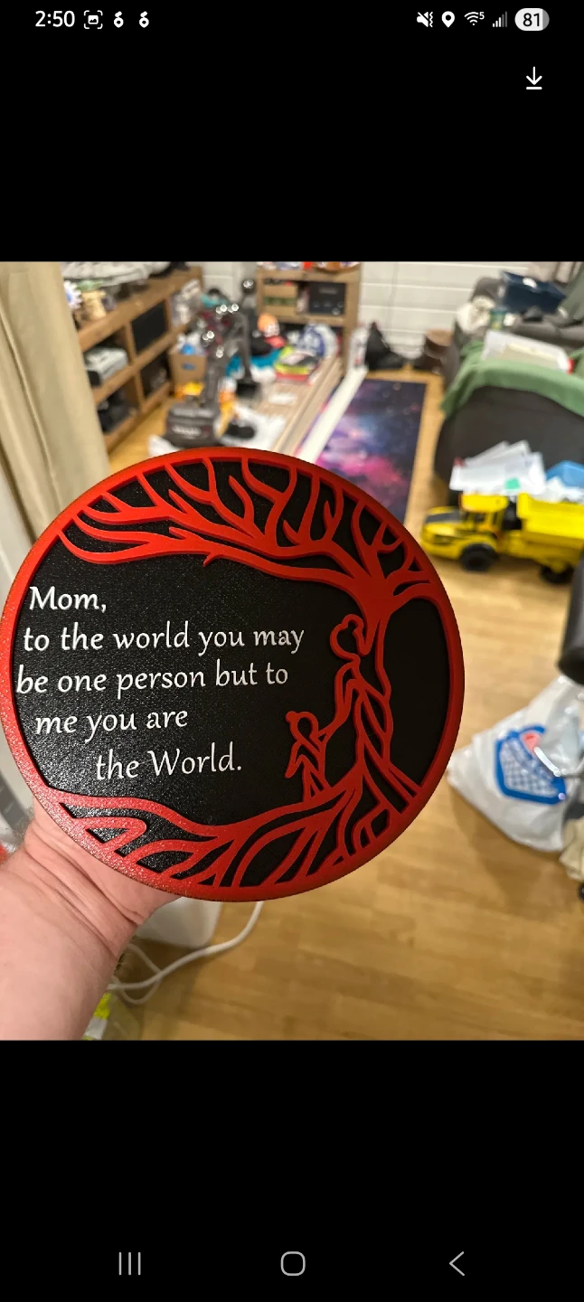Decorative Wall Art Plaque for Mom