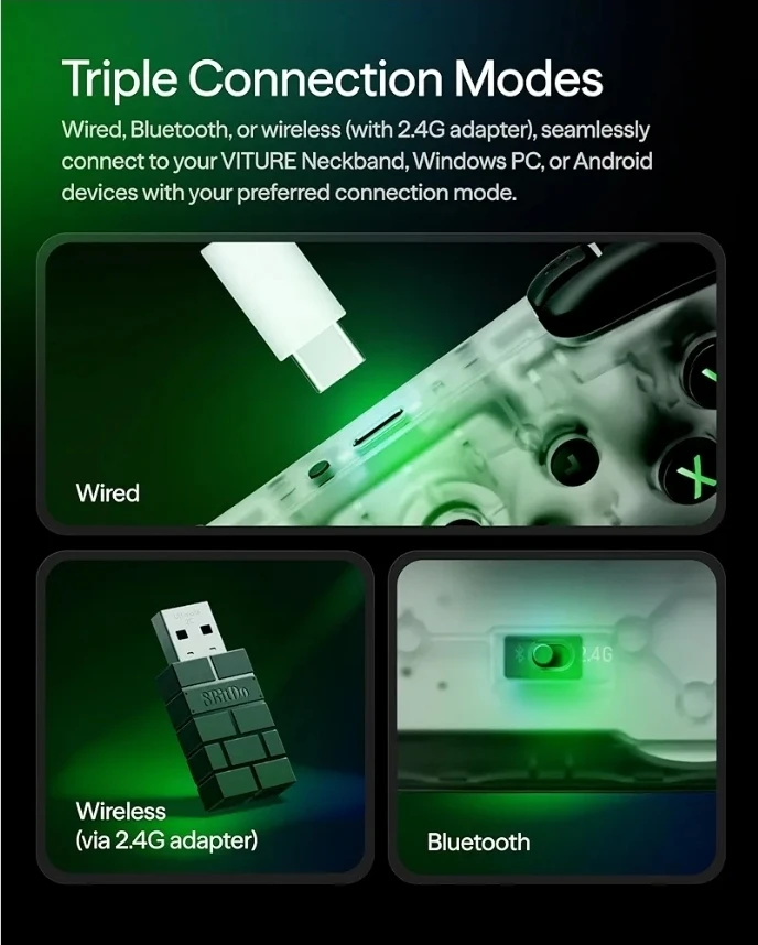 VITURE × 8BitDo Ultimate 2C 3-Mode Wireless Gaming Controller - photo 4