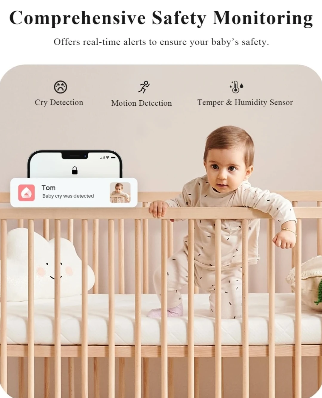 WUUK Baby Monitor 5.5" Screen - photo 5