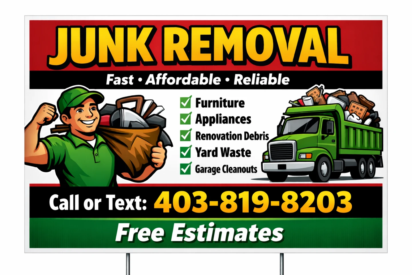 Junk removal/ Furniture delivery