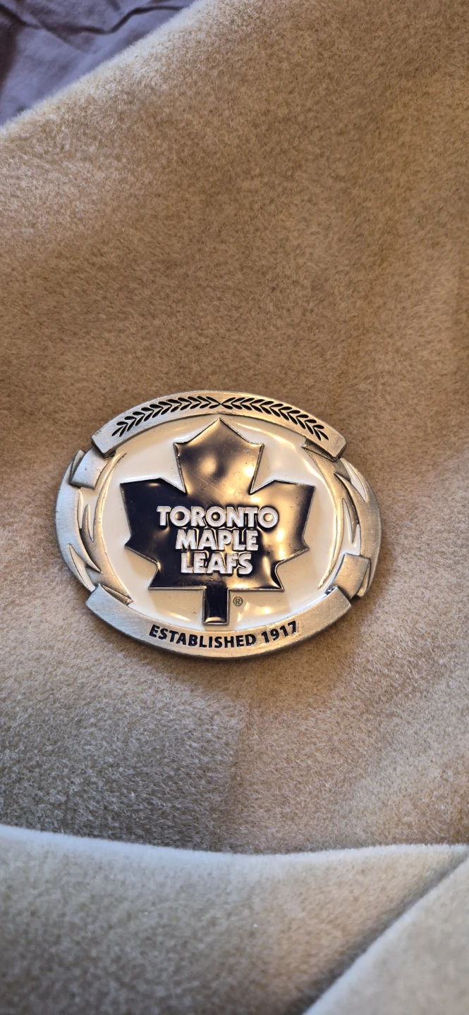 Toronto Maple Leafs Commemorative Edition Belt Buckle