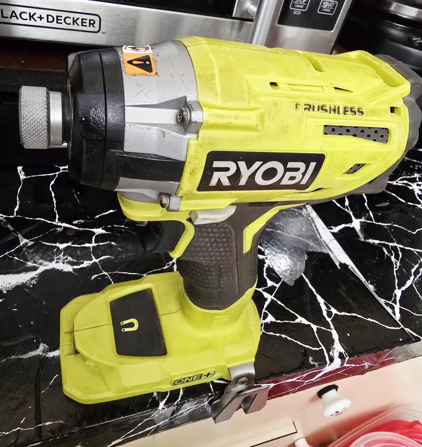 Ryobi P238 18V One+ Brushless Impact Driver w/ Belt Clip - photo 2