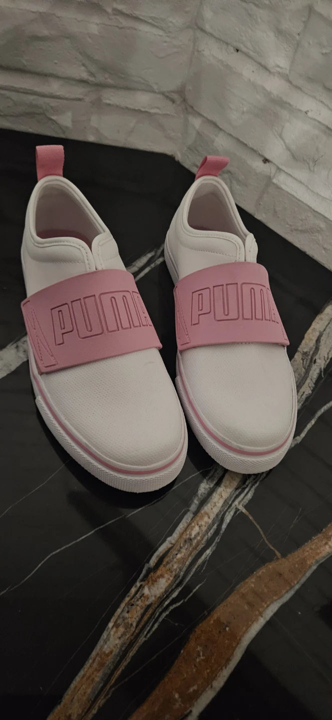 Puma Slip-on Shoes White Pink Womens Size 8.5 - photo 3