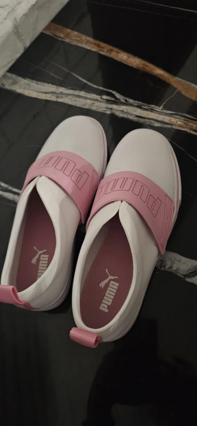 Puma Slip-on Shoes White Pink Womens Size 8.5 - photo 4