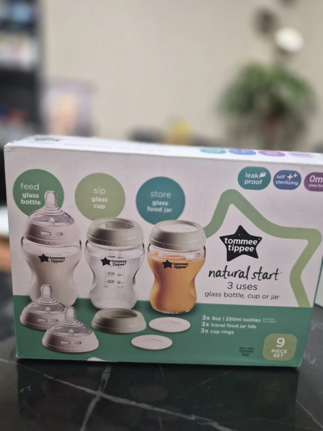 Tommee Tippee Natural Start 3 Uses Glass Bottle Set