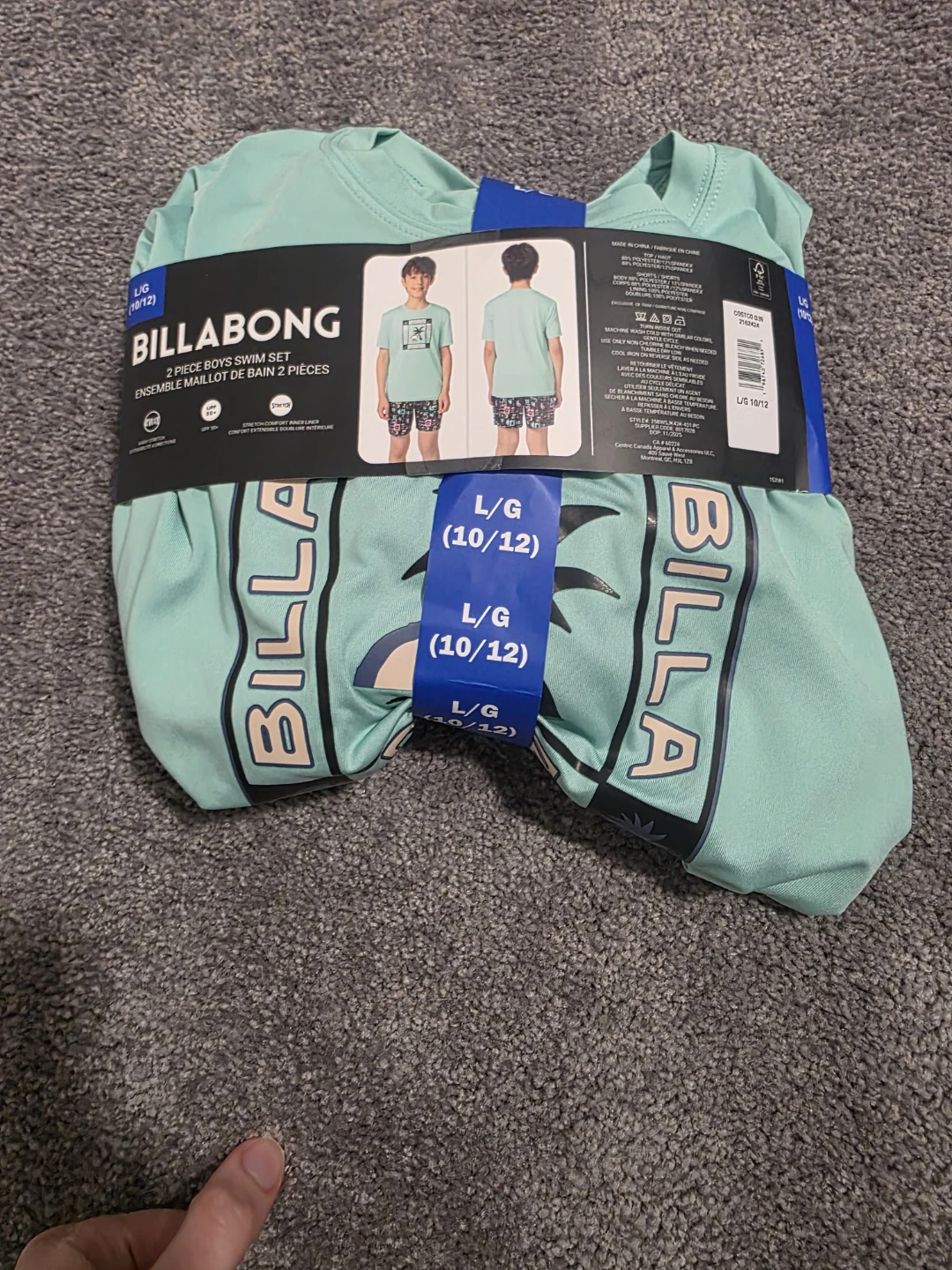 Billabong 2 Piece Boys Swim Set L/G (10/12)
