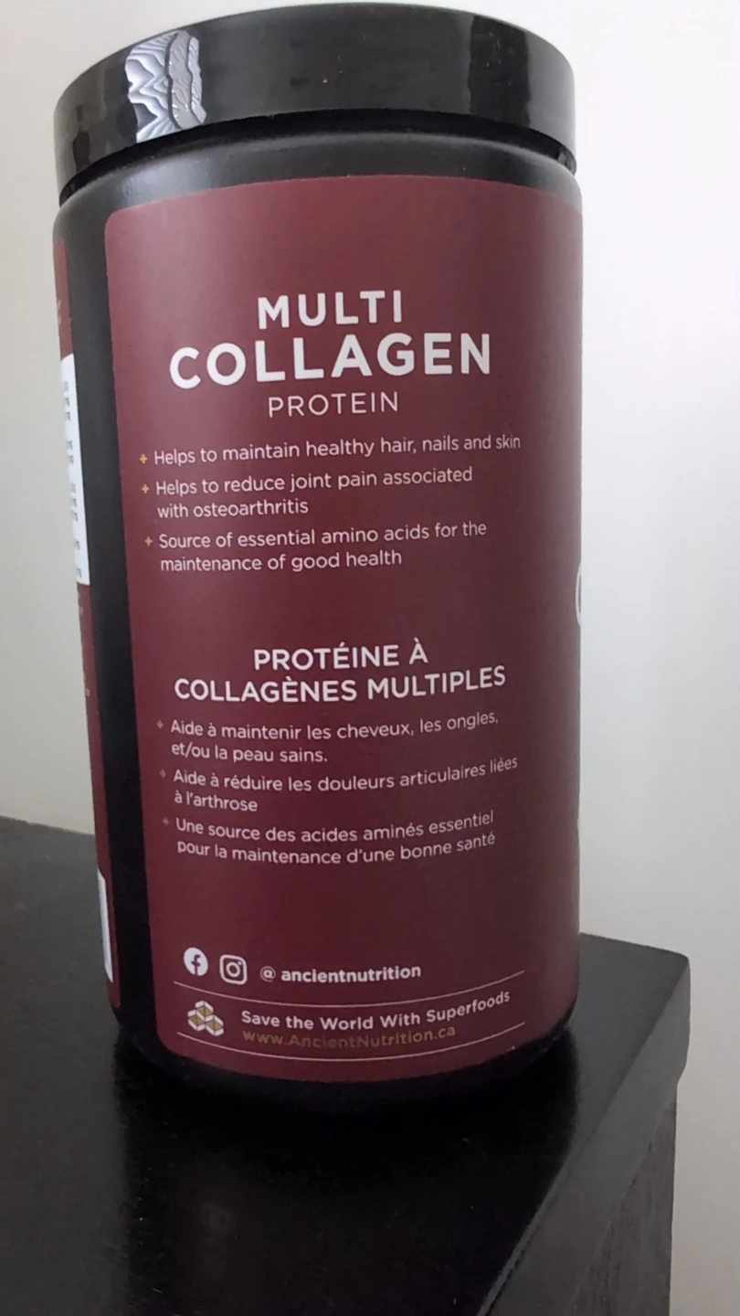 Ancient Nutrition Multi Collagen Protein Powder Unflavoured 235g - photo 3