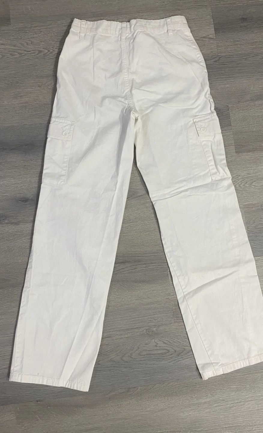 Women's White Cargo Pants - photo 3