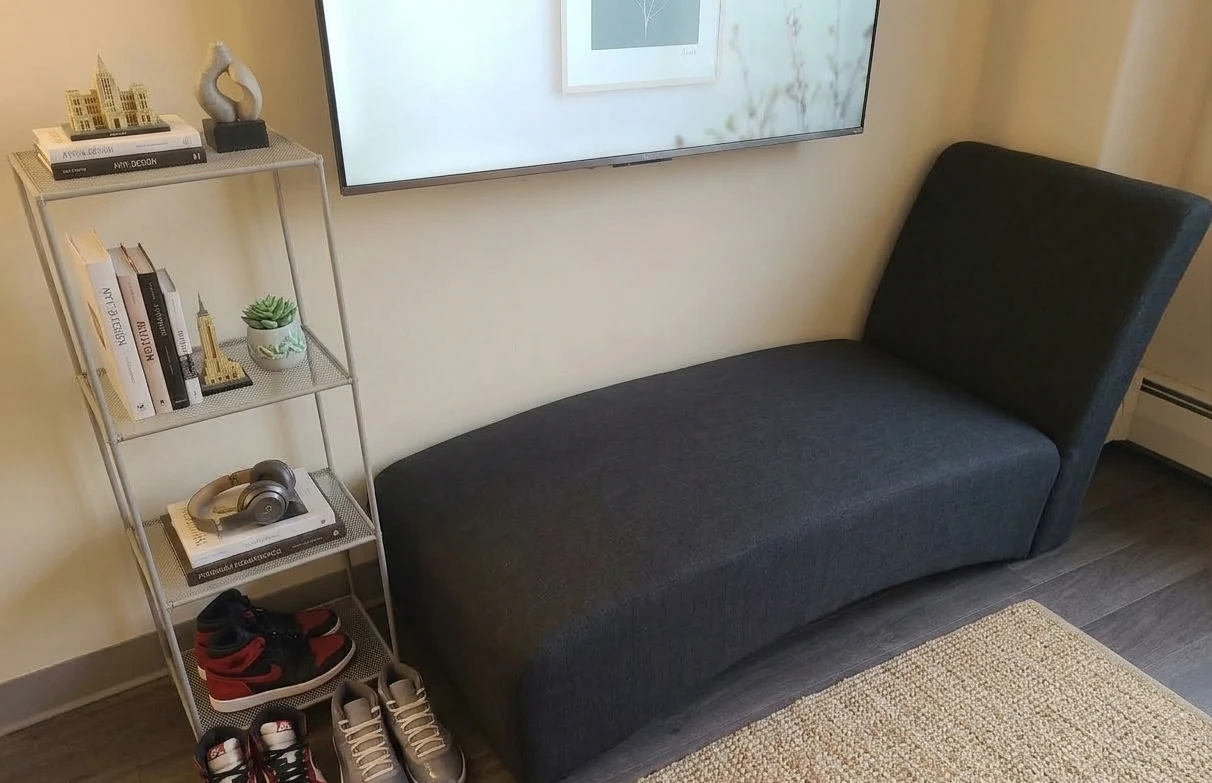 Dark Grey Chaise Lounge - photo 2