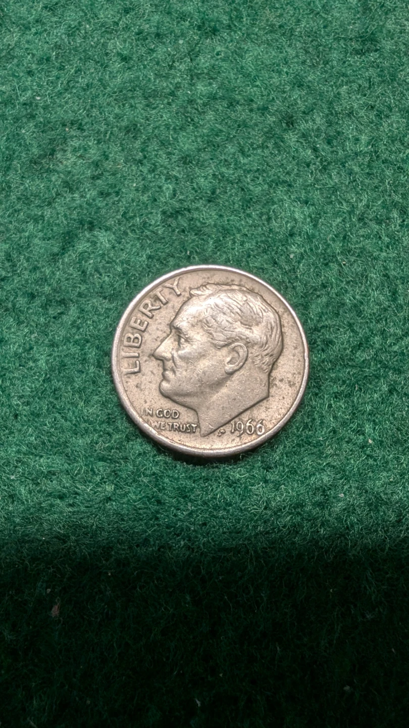 1966 United States Dime