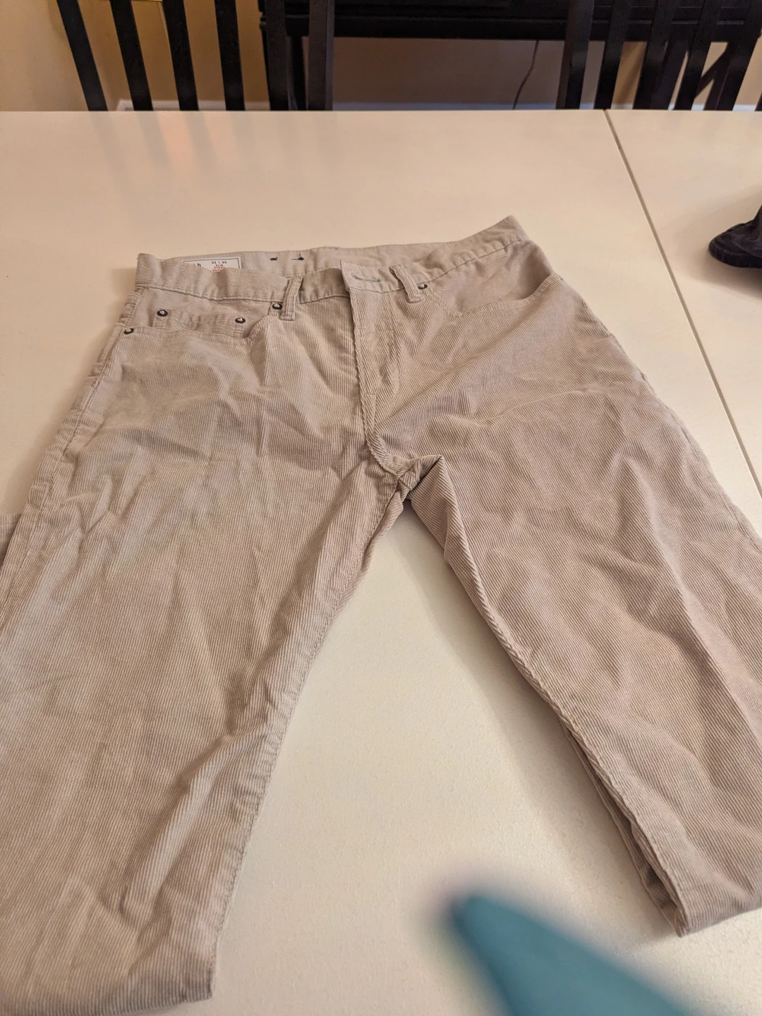 GAP Beige Corduroy Pants - Size 32 x 30 - photo 2