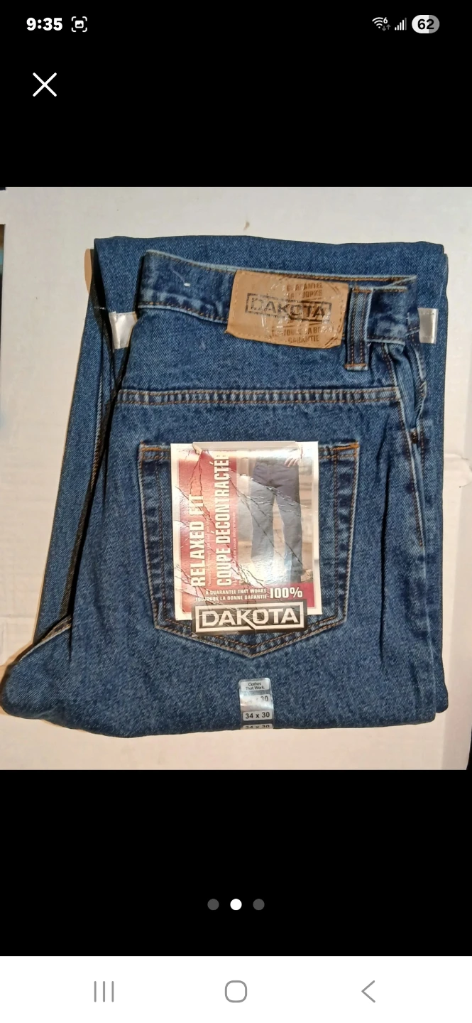 Dakota Relaxed Fit Jeans - 34x30 - photo 2