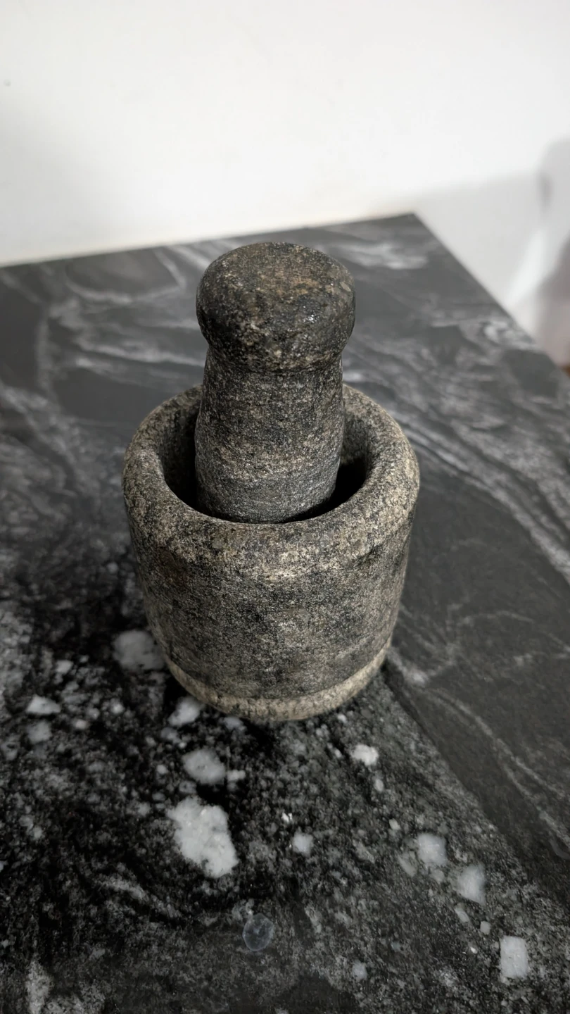 Stone Mortar and Pestle Set
